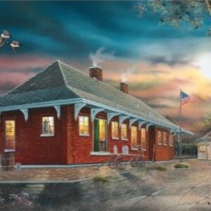 Wells Depot Print (colored)